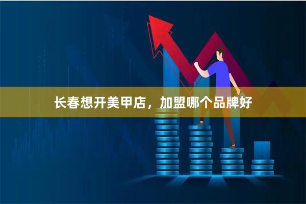 长春想开美甲店，加盟哪个品牌好