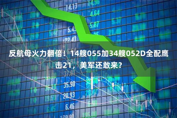 反航母火力翻倍！14艘055加34艘052D全配鹰击21，美军还敢来？